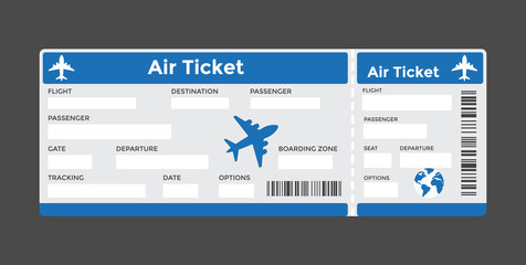 
Modern Airline Travel Boarding Pass 
 - obrazy, fototapety, plakaty