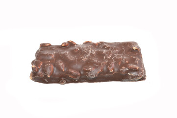 chocolate chip cookie isolated on white background