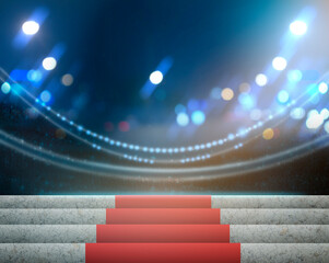 Stage Lighting Background Digital Effects 3D.