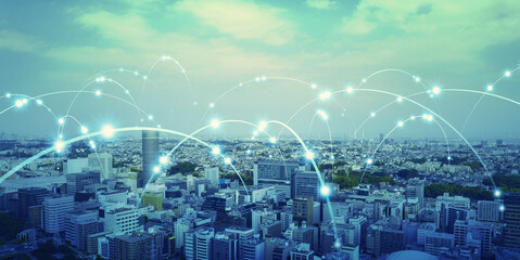 スマートシティー　都市とネットワーク　ICT　IoT　5G