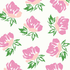 Fototapeta na wymiar Vintage Elegant Floral Pattern. Elegant Background with floral designs. Good for Digital Print and Sublimation Techniques.