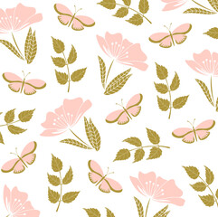 Vintage Elegant Floral Pattern. Elegant Background with floral designs. Good for Digital Print and Sublimation Techniques.