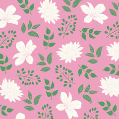 Vintage Elegant Floral Pattern. Elegant Background with floral designs. Good for Digital Print and Sublimation Techniques.