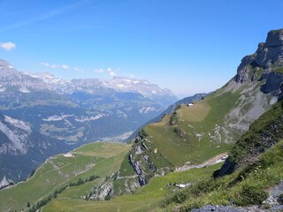 Stunning Mountain Panorama Glarus Switzerland