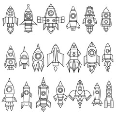 Space ship, rocket - 355396288