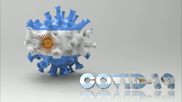 Covid 19, CoronaVirus, Argentina Video ready to be used in your professional work.