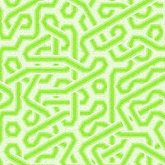 Colour Hexagon Tile Connection art background design illustration