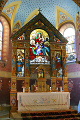 Main altar to the Church of the Holy Three Kings in Kraljev Vrh, Croatia