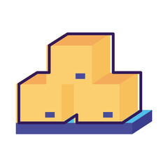 boxes carton packings delivery service line and fill style