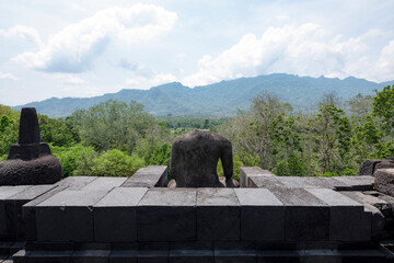 Borobudur Temple, UNESCO World Heritage in Central Java, Indonesia (750AD)
