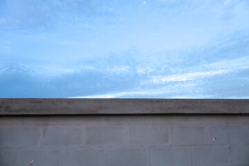 Blue sky white clouds for background