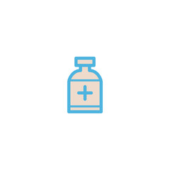 pills bottle icon vector logo trendy design