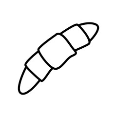Croissant line icon
