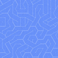 Colour Hexagon Tile Connection art background design illustration