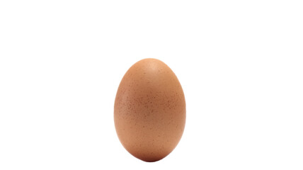 Chicken egg isolated on white background 