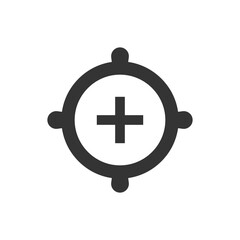 Fototapeta premium Focus target icon