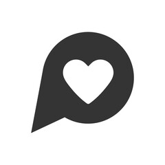 Obraz premium Romantic Talk Icon
