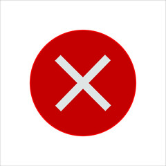 Check mark and X mark icon. illustration for web and mobile design.