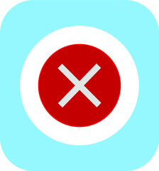 Check mark and X mark icon. illustration for web and mobile design.