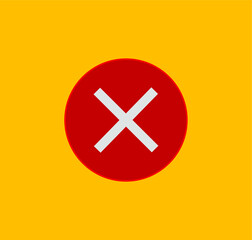 Check mark and X mark icon. illustration for web and mobile design.