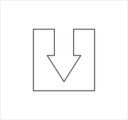 download icon. illustration for web and mobile design.