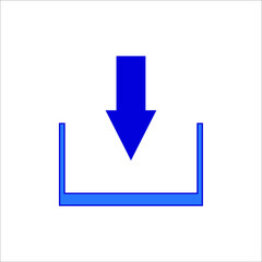 download icon. illustration for web and mobile design.