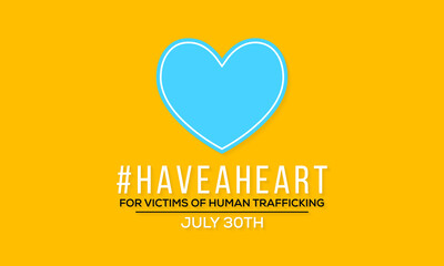 Vector illustration on the theme of World day against trafficking in persons observed each year on July 30th across the globe.