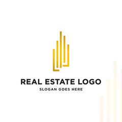 Simple and Modern Real Estate Logo Template for your Business