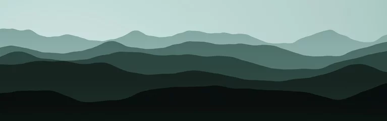 Deurstickers creative hills peaks in night digitally made texture background illustration © Dancing Man