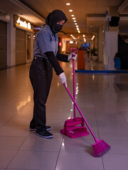 The New Normal health protocol in shopping mall
