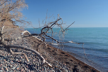 Balkhash lake, central Kazakhstan