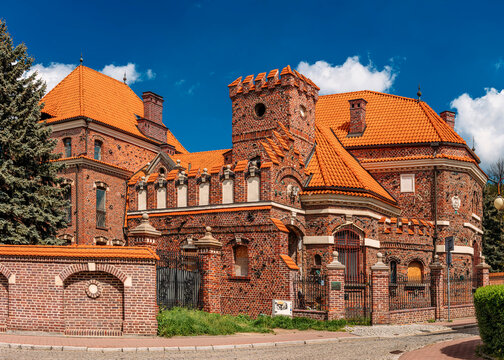 Old abandoned mansion in Tarnow, Poland.
