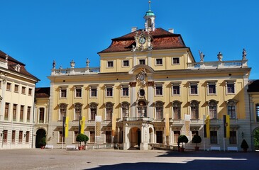 Fototapeta premium Ludwigsburg, Residenzschloss, Alter Hauptbau