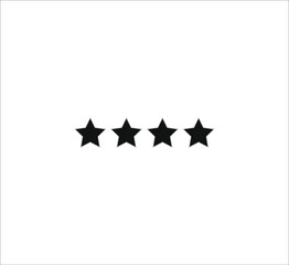 rating star icon. illustration for web and mobile design.