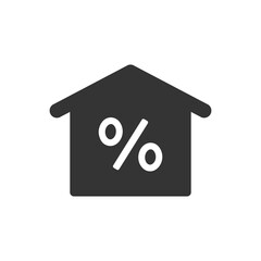 Home loan interest rate icon