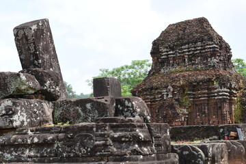 Ruin at My Son ruins in Vietnam