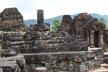Ruin at My Son ruins in Vietnam