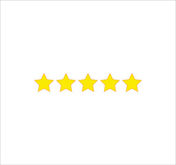 rating star icon. illustration for web and mobile design.