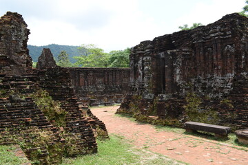 Ruin at My Son ruins in Vietnam