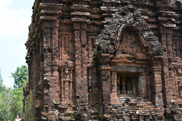 Ruin at My Son ruins in Vietnam