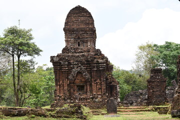 Ruin at My Son ruins in Vietnam