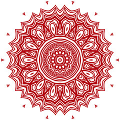 Floral mandala design. Wedding invitation, thank you card, save card, baby shower. Vector illustration