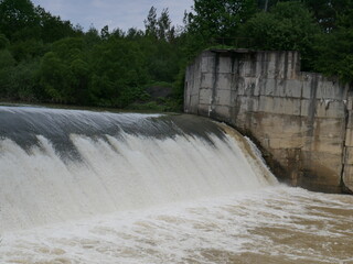 dam on the river