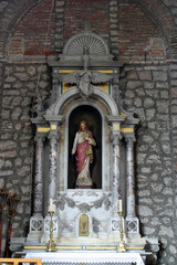The altar of the Sacred Heart of Jesus, altar in the parish church of St. Catherine of Alexandria...