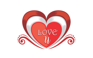 Creative of Happy Valentines Day vector design