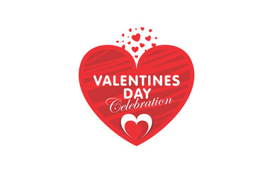 Creative of Happy Valentines Day vector design