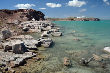 Balkhash lake, central Kazakhstan
