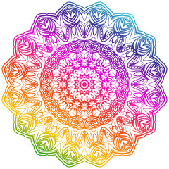 Vector Background With Mandala. Decorative Elements. Arabic, Indian, Ottoman Motifs.