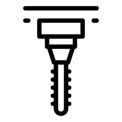 Labor milling machine icon. Outline labor milling machine vector icon for web design isolated on white background