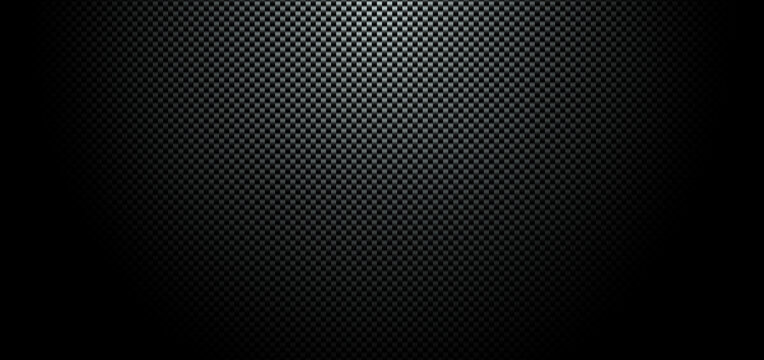 Abstract black carbon fiber meterial background and texture